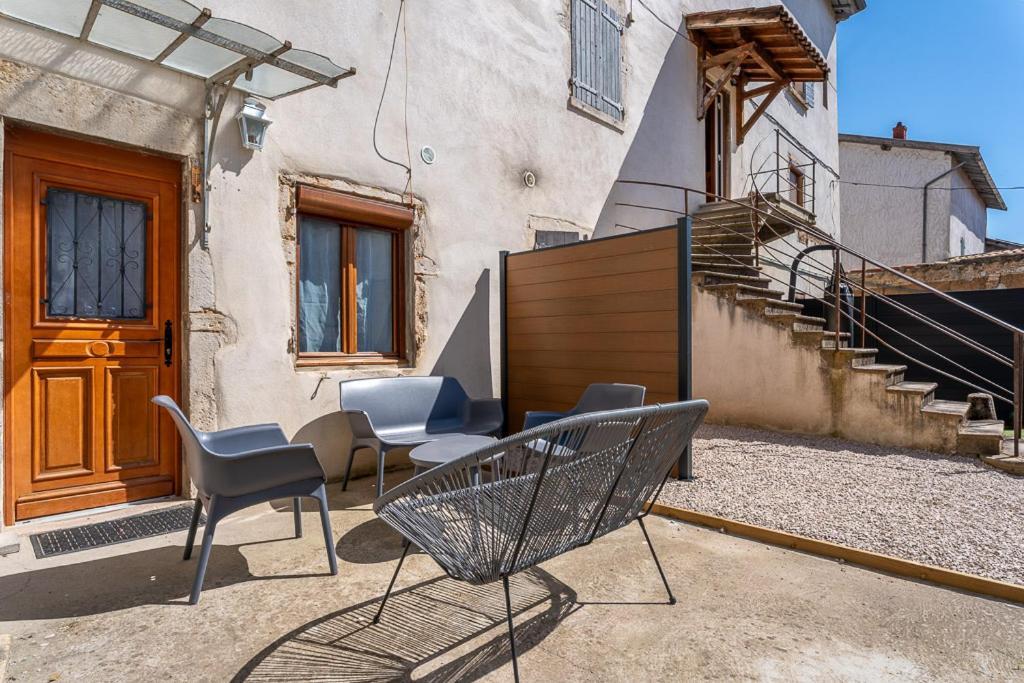 Ferienwohnung T3 Neuf Avec Exterieur Saint-Georges-de-Reneins Exterior foto